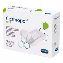 COSMOPOR sterilný obväz na rany 8x10 cm, 25 ks