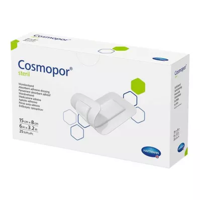 COSMOPOR Sterilný obväz na rany 8x15 cm, 25 ks