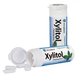 MIRADENT Žuvačky Xylitol Mint, 30 ks
