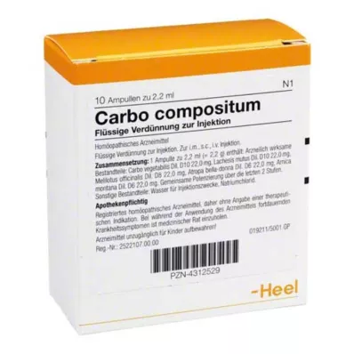 CARBO COMPOSITUM Ampulky, 10 ks CARBO COMPOSITUM Ampulky, 10 ks