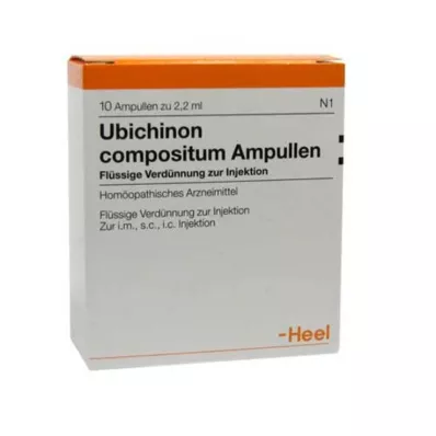 UBICHINON komp. ampuliek, 10 ks