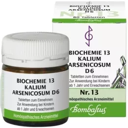 BIOCHEMIE 13 Kalium arsenicosum D 6 tabliet, 80 ks