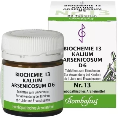 BIOCHEMIE 13 Kalium arsenicosum D 6 tabliet, 80 ks