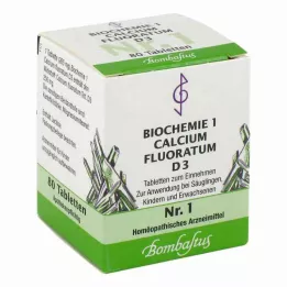 BIOCHEMIE 1 Calcium fluoratum D 3 tablety, 80 ks