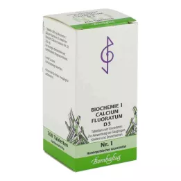 BIOCHEMIE 1 Calcium fluoratum D 3 tablety, 200 kapsúl