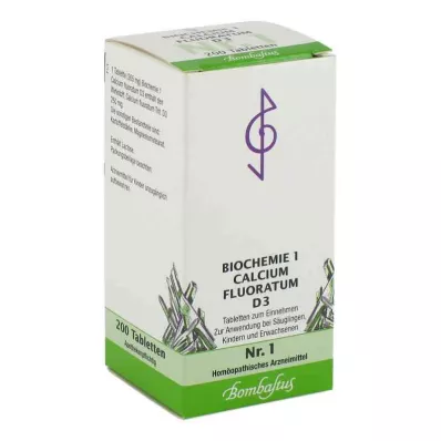Biochémia 1 tableta Calcium fluoratum D3 (200 kusov) Biochémia 1 tableta Calcium fluoratum D3 (200 kusov)