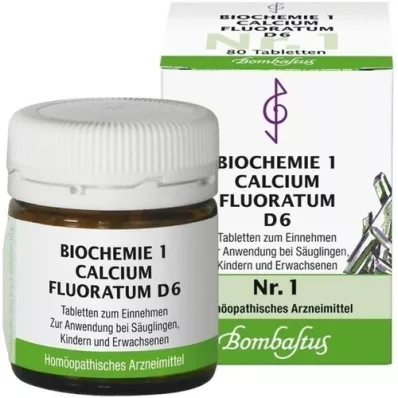BIOCHEMIE 1 Calcium fluoratum D 6 tabliet, 80 ks