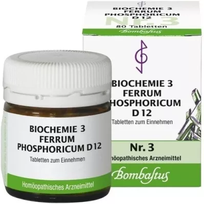 BIOCHEMIE 3 Ferrum phosphoricum D 12 tabliet, 80 ks