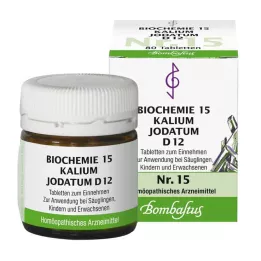 BIOCHEMIE 15 Potassium iodatum D 12 tabliet, 80 ks