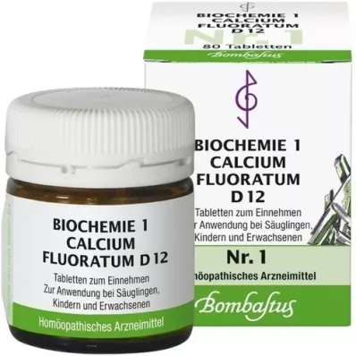 BIOCHEMIE 1 Calcium fluoratum D 12 tabliet, 80 ks