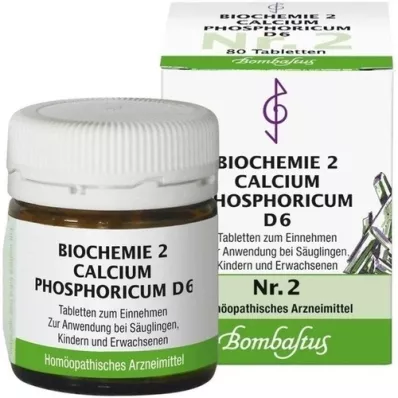 BIOCHEMIE 2 Calcium phosphoricum D 6 tabliet, 80 ks