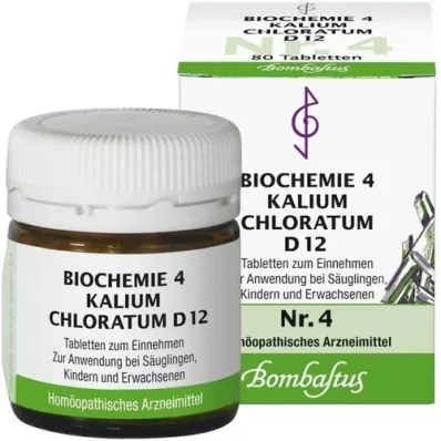 BIOCHEMIE 4 Potassium chloratum D 12 tabliet, 80 ks