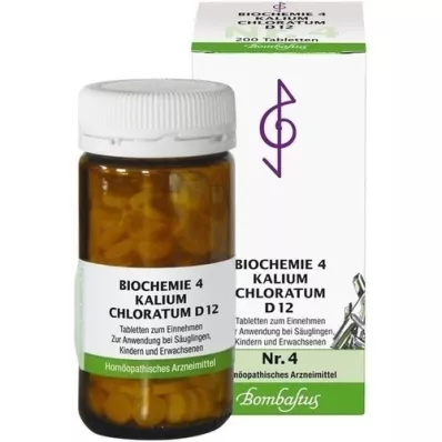 BIOCHEMIE 4 Potassium chloratum D 12 tabliet, 200 ks