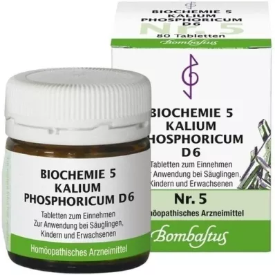 BIOCHEMIE 5 Potassium phosphoricum D 6 tabliet, 80 ks