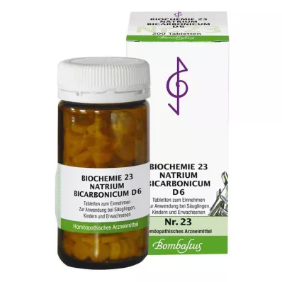 Biochémia 23 Natrum bicarbonicum D 6 tabliet, 200 ks Biochémia 23 Natrum bicarbonicum D 6 tabliet, 200 ks