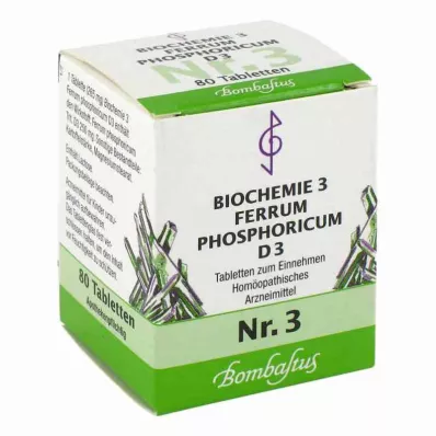 Biochemistry 3 tablety Ferrum phosphoricum D3 (80 kusov)