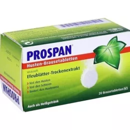 PROSPAN Šumivé tablety proti kašľu, 20 ks