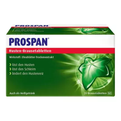 PROSPAN Šumivé tablety proti kašľu, 20 ks