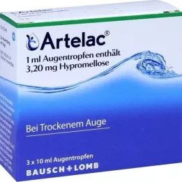 ARTELAC Očné kvapky, 3X10 ml