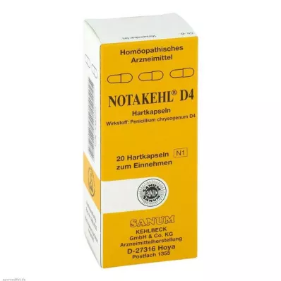 Notakehl D 4 kapsuly, 20 ks Notakehl D 4 kapsuly, 20 ks