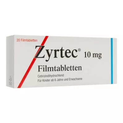 ZYRTEC Filmom obalené tablety, 20 ks