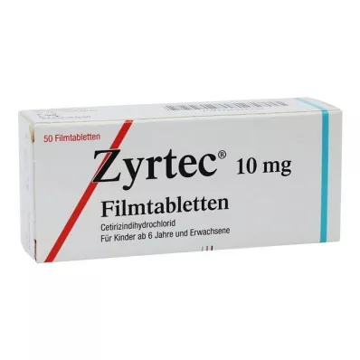 ZYRTEC Filmom obalené tablety, 50 ks ZYRTEC Filmom obalené tablety, 50 ks