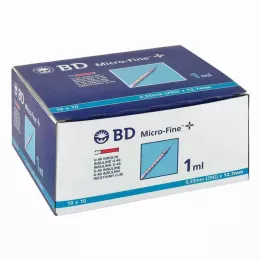 BD MICRO-FINE+ Inzulínspr.1 ml U40 12,7 mm, 100X1 ml