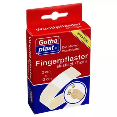 GOTHAPLAST Bandáž na prsty 2x12 cm elastická, 5X2 ks GOTHAPLAST Bandáž na prsty 2x12 cm elastická, 5X2 ks