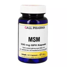 MSM 500 mg GPH kapsuly, 60 ks