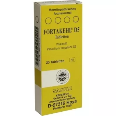 FORTAKEHL D 5 tabliet, 20 ks