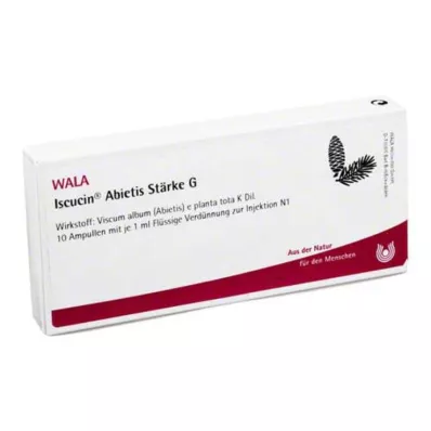 ISCUCIN abietis Starch G Ampulky, 10X1 ml