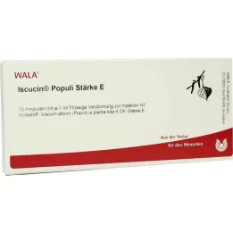 ISCUCIN ampulky so škrobom populi E, 10X1 ml