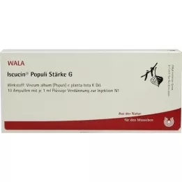 ISCUCIN ampulky so škrobom populi G, 10X1 ml