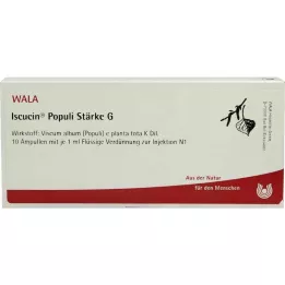 ISCUCIN ampulky so škrobom populi G, 10X1 ml