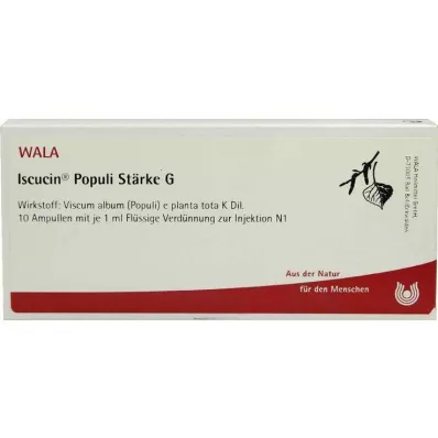 Ampulky Iscucin Populi St.G, 10x1 ml Ampulky Iscucin Populi St.G, 10x1 ml