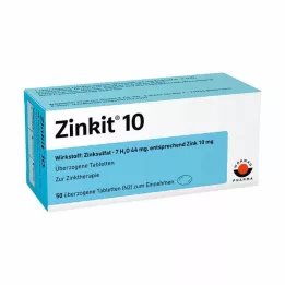 ZINKIT 10 poťahovaných tabliet, 100 ks
