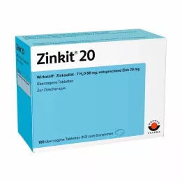 ZINKIT 20 poťahovaných tabliet, 100 ks