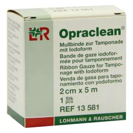 OPRACLEAN Gázový tampón s jodoformom 2 cmx5 m, 1 ks
