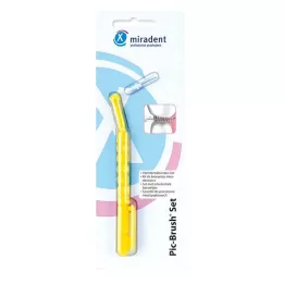MIRADENT Interd.Pic-Brush Set žltá, 1 ks