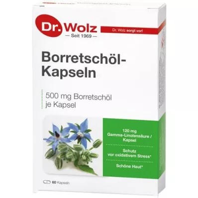 BORRETSCHÖL KAPSELN Dr. Wolz, 60 ks