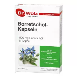 BORRETSCHÖL KAPSELN Dr. Wolz, 60 ks