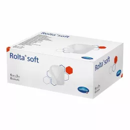 ROLTA mäkký syntetický bavlnený obväz 6 cmx3 m, 6 ks