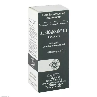Albicansan D 4 kapsuly, 20 ks Albicansan D 4 kapsuly, 20 ks
