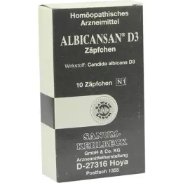 ALBICANSAN D 3 čapíky, 10 ks