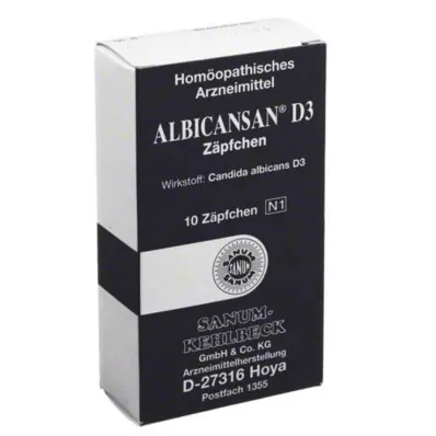 Albicansan D 3 čapíky, 10 ks