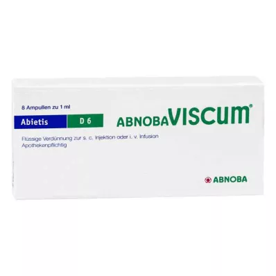 ABNOBAVISCUM Abietis D 6 ampuliek, 8 ks