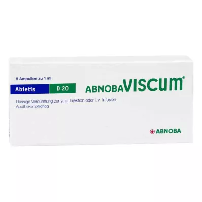 ABNOBAVISCUM Abietis D 20 ampuliek, 8 ks ABNOBAVISCUM Abietis D 20 ampuliek, 8 ks