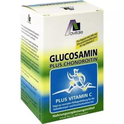 GLUCOSAMIN 500 mg+chondroitín 400 mg kapsuly, 90 ks