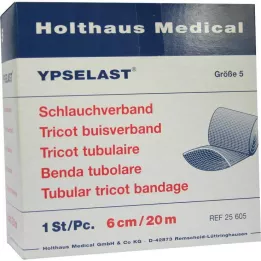 SCHLAUCHVERBAND Ypselast veľkosť 5 20 m biely, 1 ks
