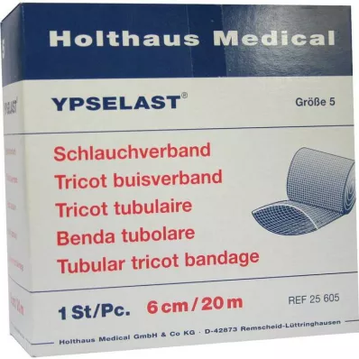 SCHLAUCHVERBAND Ypselast veľkosť 5 20 m biely, 1 ks SCHLAUCHVERBAND Ypselast veľkosť 5 20 m biely, 1 ks